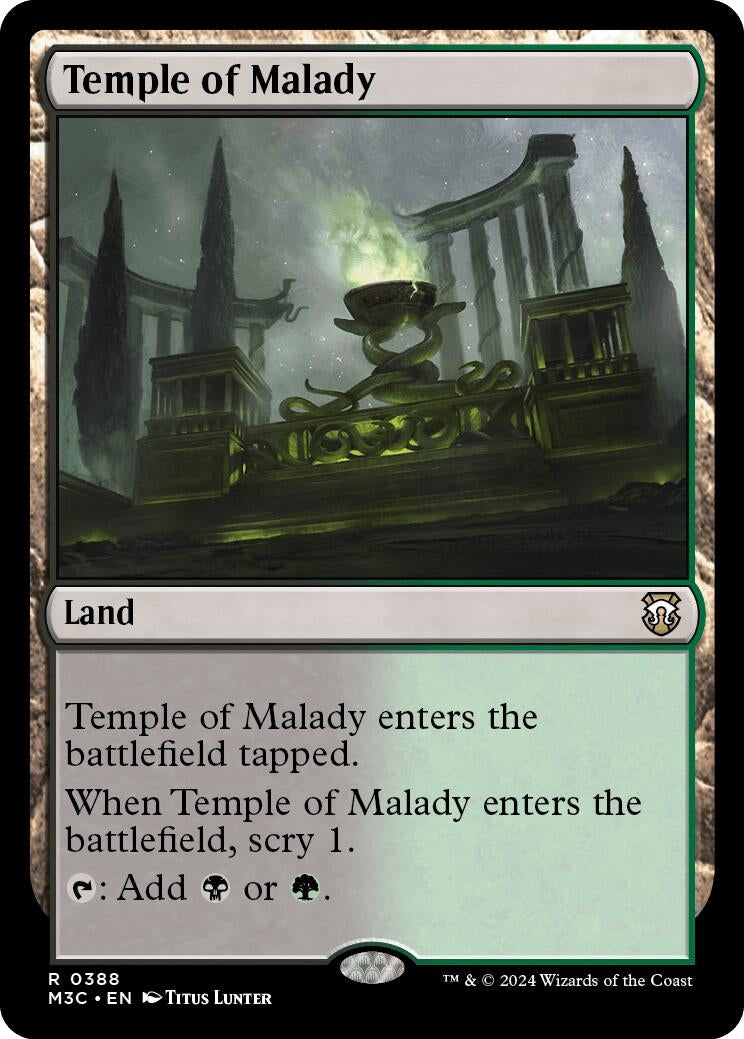 Image for Temple of Malady (388) [Modern Horizons 3] - Magic: The Gathering