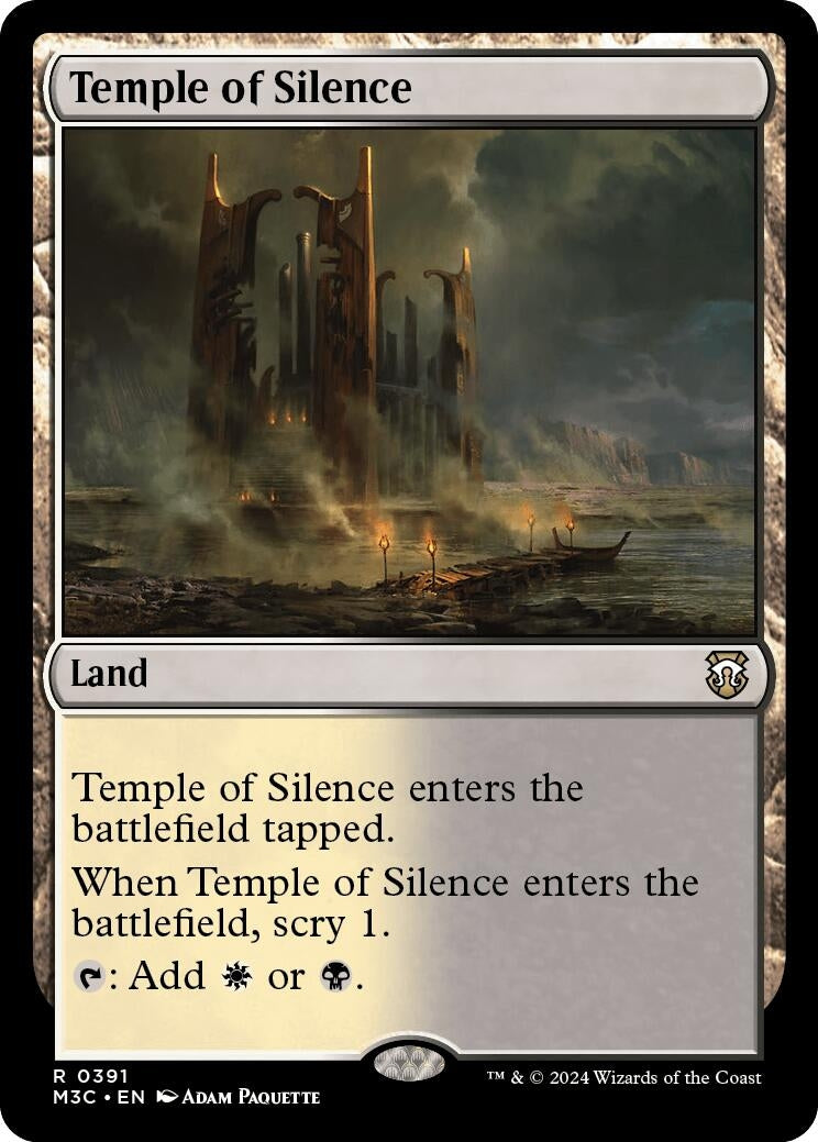 Image for Temple of Silence (391) [Modern Horizons 3] - Magic: The Gathering