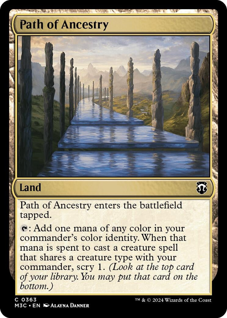 Image for Path of Ancestry (363) [Modern Horizons 3] - Magic: The Gathering