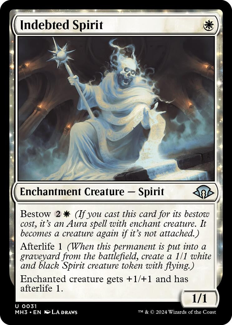 Image for Indebted Spirit (31) [Modern Horizons 3] - Magic: The Gathering