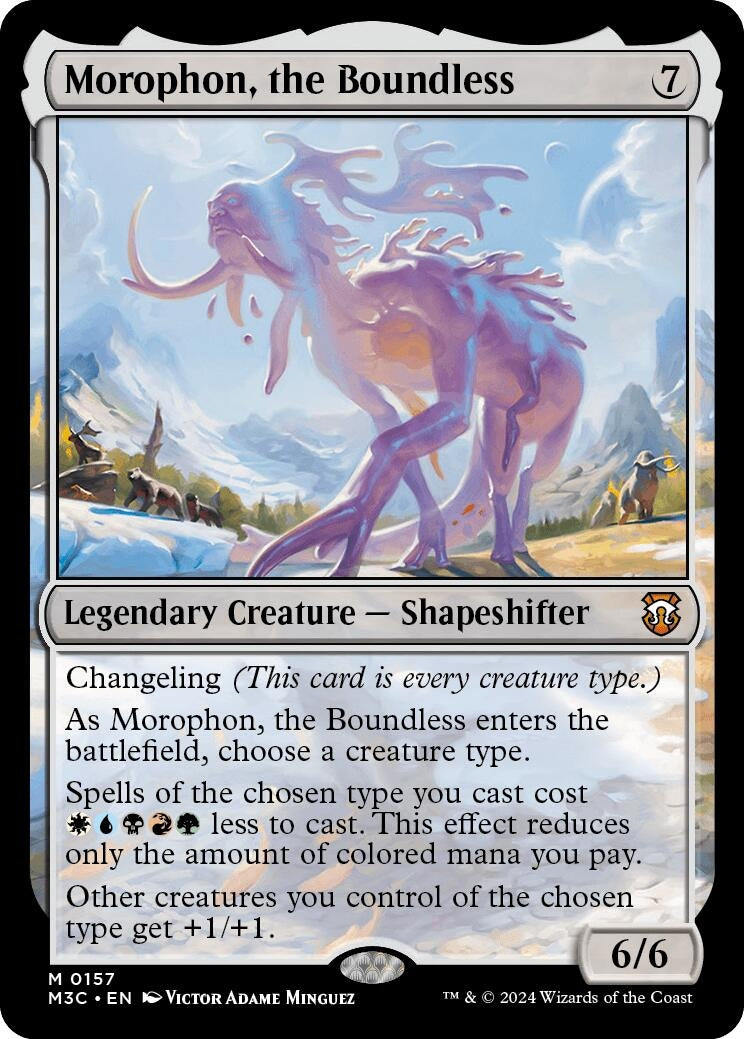 Image for Morophon, the Boundless (157) [Modern Horizons 3] - Magic: The Gathering