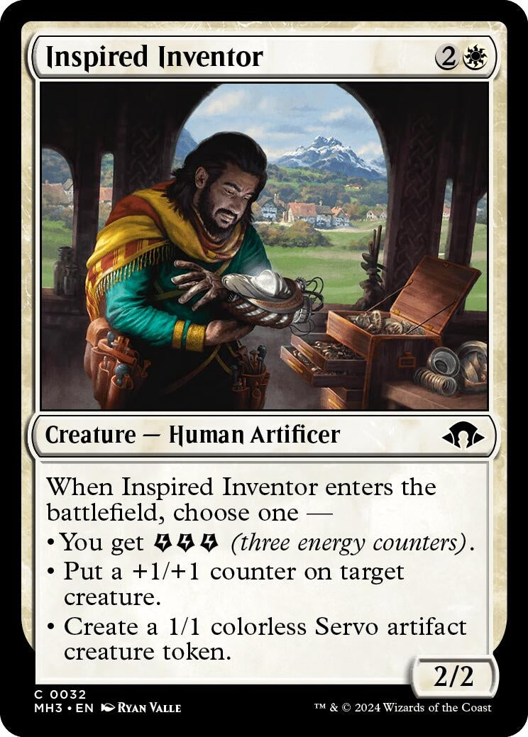 Image for Inspired Inventor (32) [Modern Horizons 3] - Magic: The Gathering