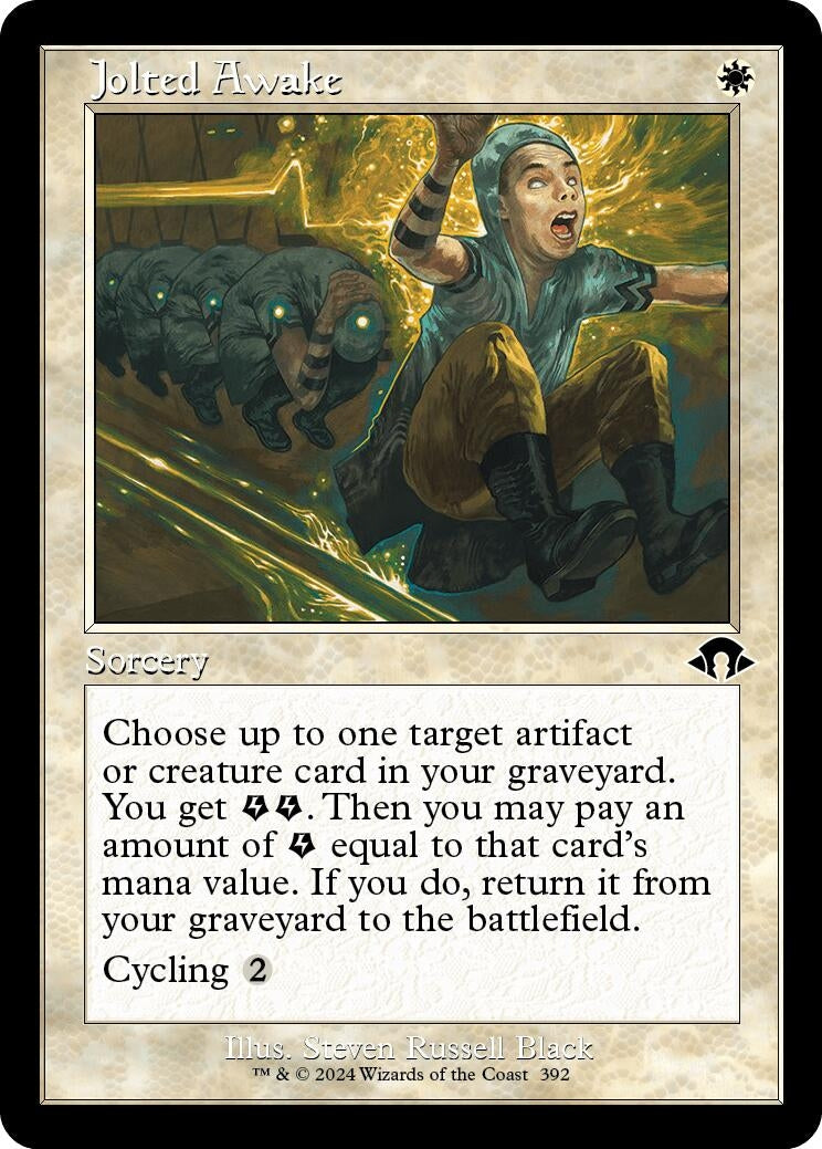 Image for Jolted Awake (Retro Frame) (392) [Modern Horizons 3] - Magic: The Gathering