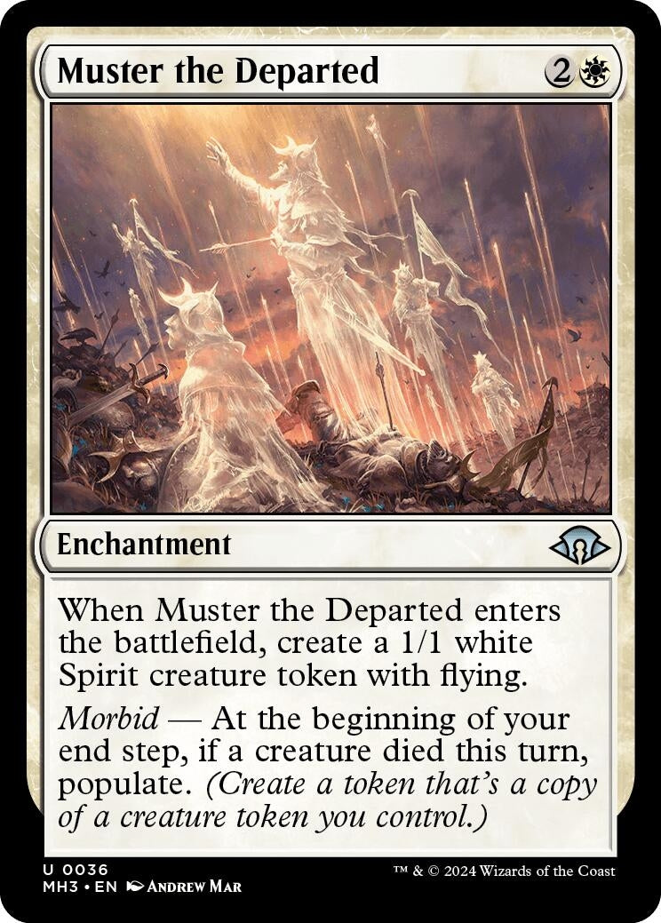 Image for Muster the Departed (36) [Modern Horizons 3] - Magic: The Gathering