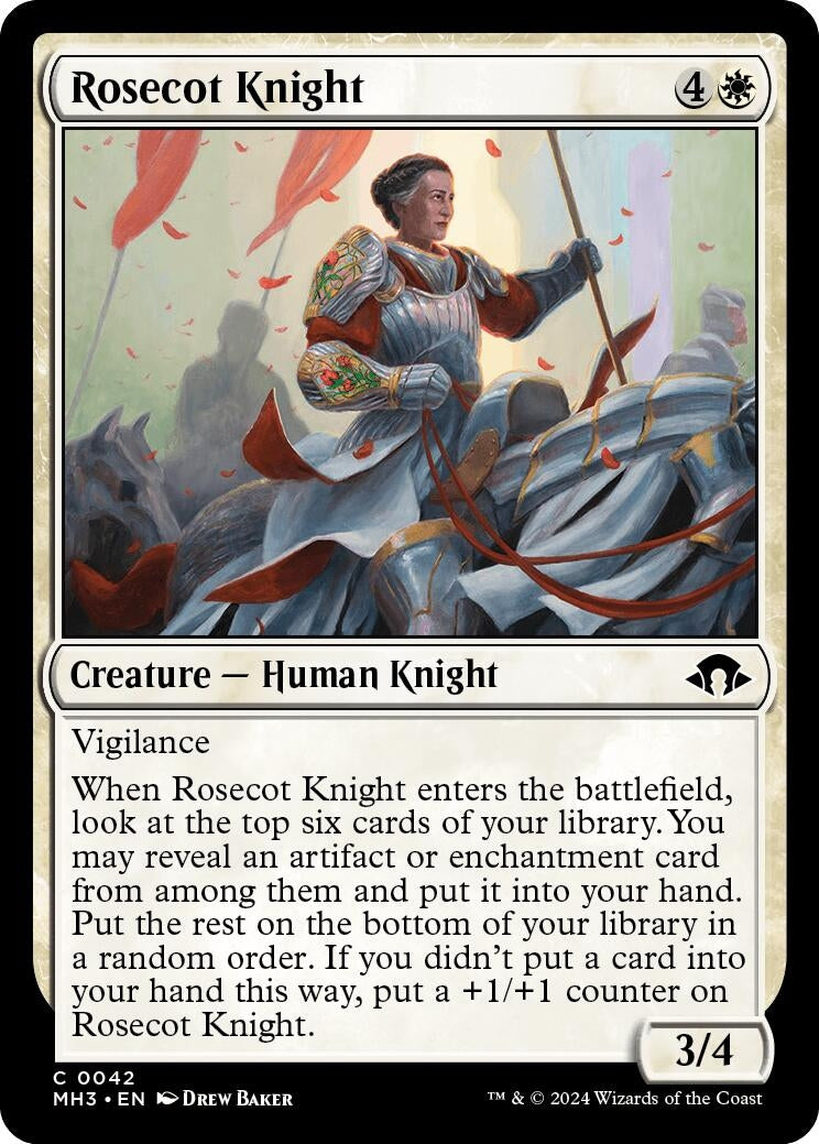 Image for Rosecot Knight (42) [Modern Horizons 3] - Magic: The Gathering