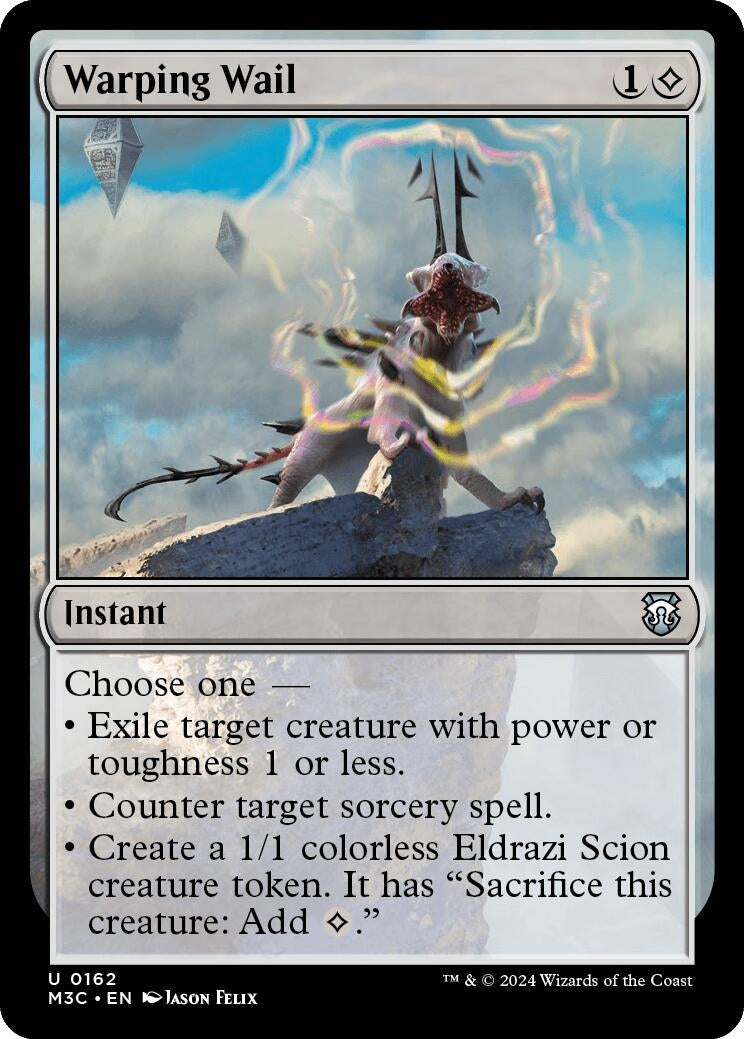 Image for Warping Wail (162) [Modern Horizons 3] - Magic: The Gathering