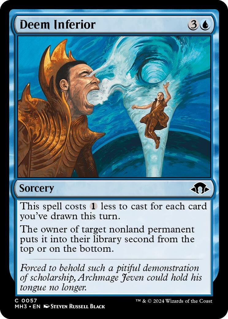 Image for Deem Inferior (57) [Modern Horizons 3] - Magic: The Gathering
