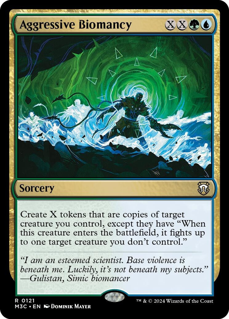 Image for Aggressive Biomancy (121) [Modern Horizons 3] - Magic: The Gathering
