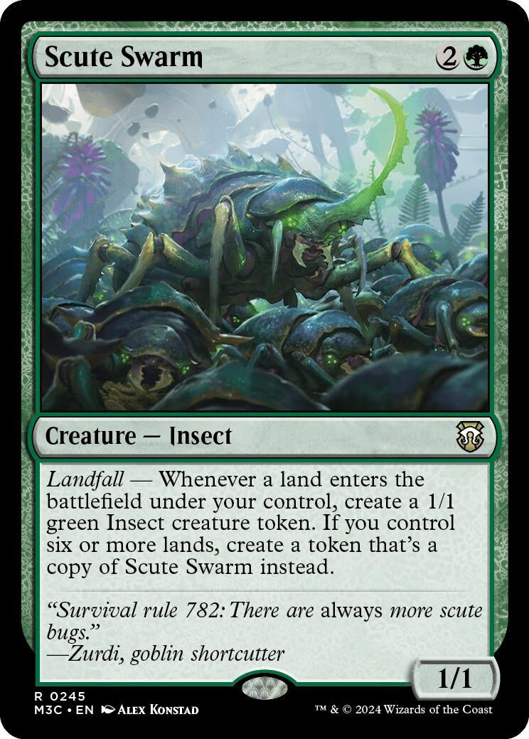 Image for Scute Swarm (245) [Modern Horizons 3] - Magic: The Gathering