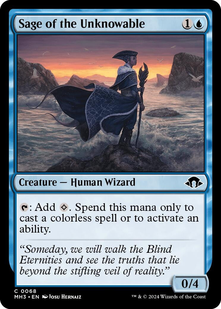 Image for Sage of the Unknowable (68) [Modern Horizons 3] - Magic: The Gathering