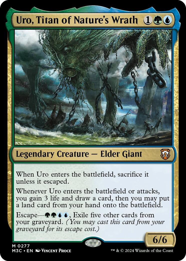 Image for Uro, Titan of Nature's Wrath (277) [Modern Horizons 3] - Magic: The Gathering