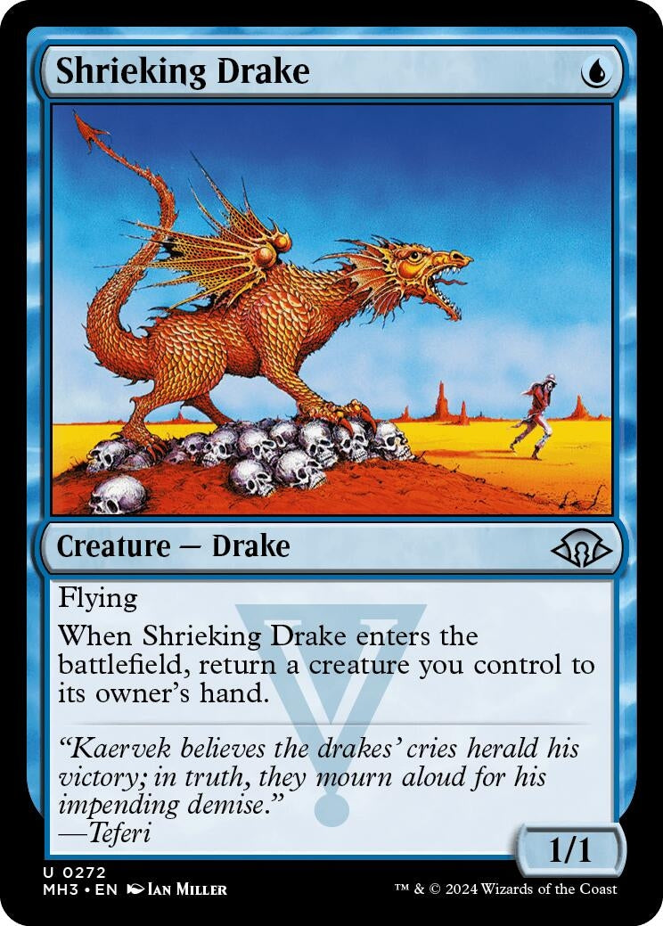 Image for Shrieking Drake (272) [Modern Horizons 3] - Magic: The Gathering