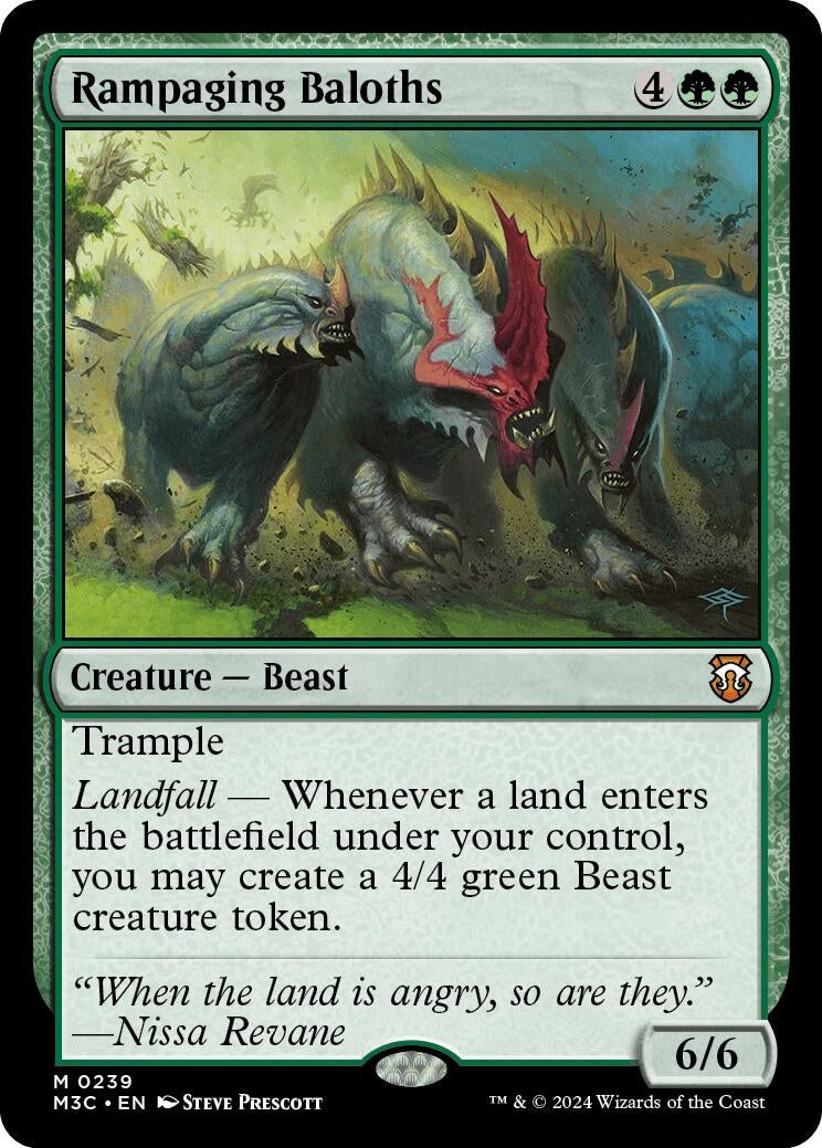 Image for Rampaging Baloths (239) [Modern Horizons 3] - Magic: The Gathering
