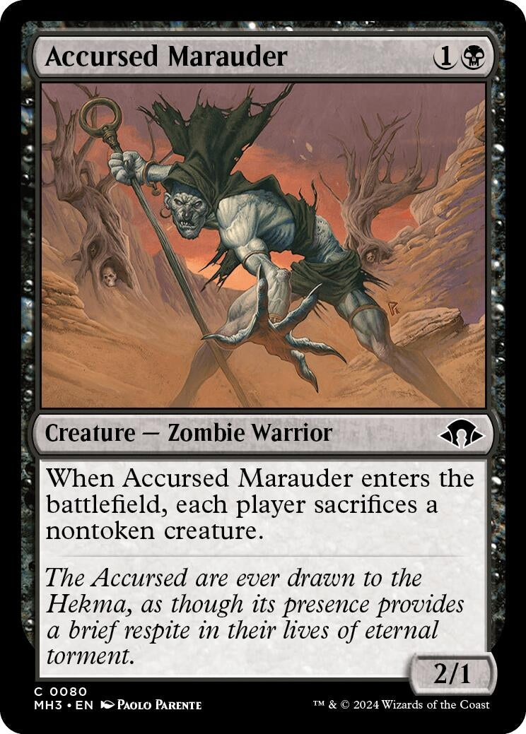 Image for Accursed Marauder (80) [Modern Horizons 3] - Magic: The Gathering