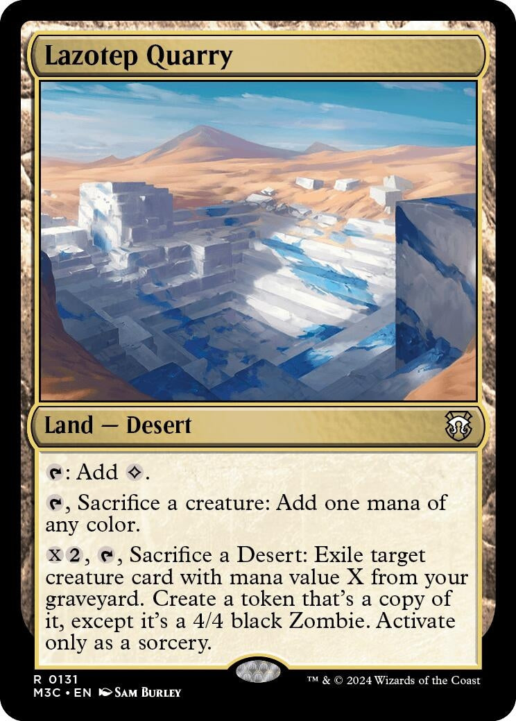 Image for Lazotep Quarry (131) [Modern Horizons 3] - Magic: The Gathering