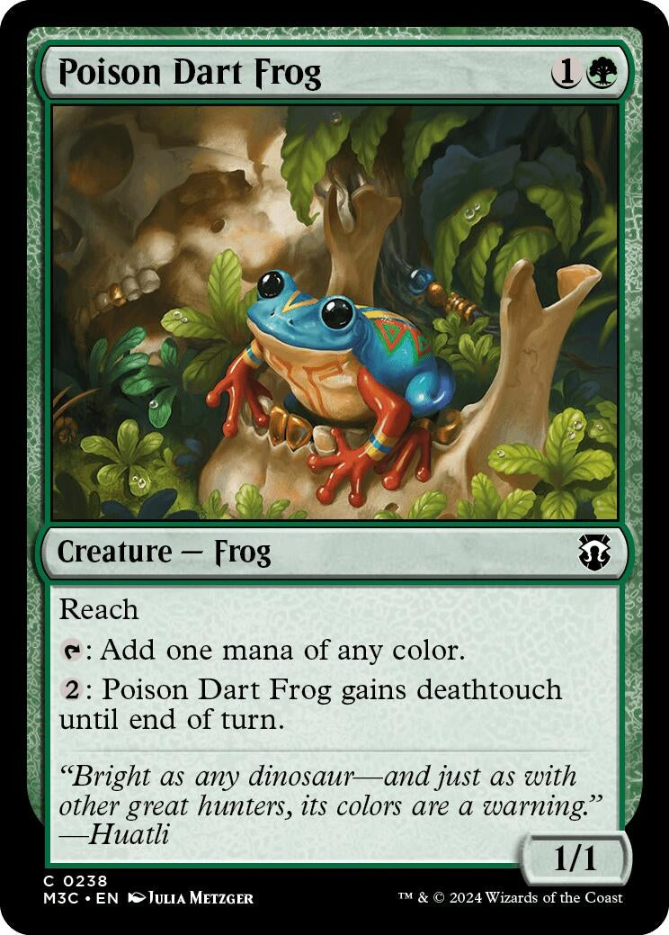 Image for Poison Dart Frog (238) [Modern Horizons 3] - Magic: The Gathering