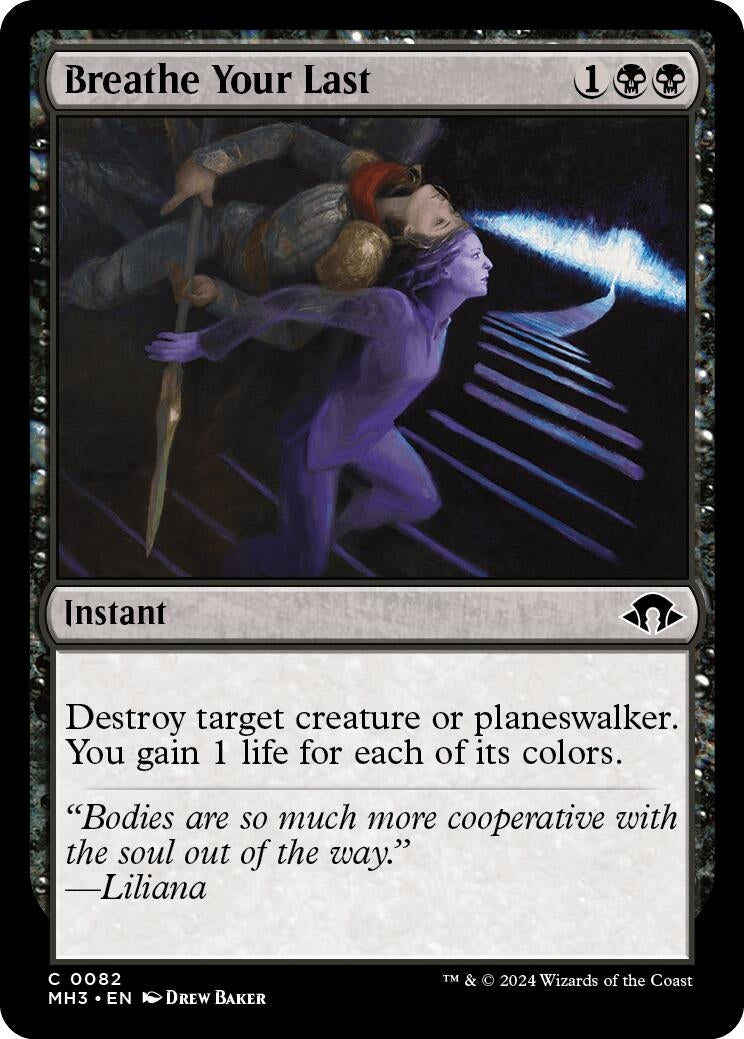 Image for Breathe Your Last (82) [Modern Horizons 3] - Magic: The Gathering