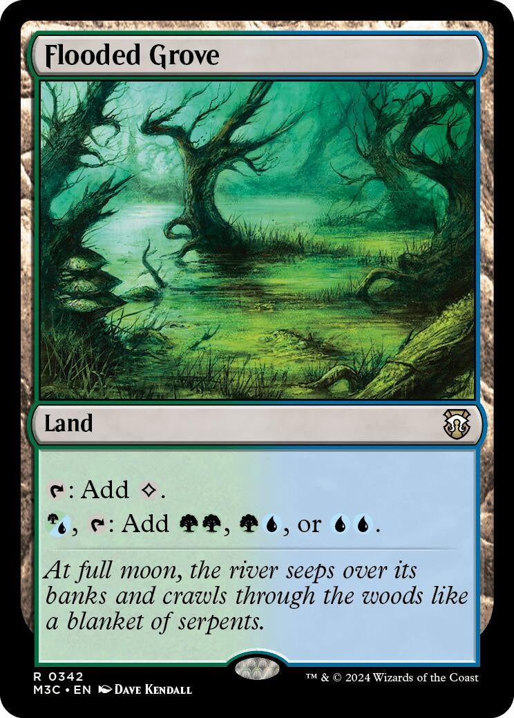 Flooded Grove (342) [Commander: Modern Horizons 3]