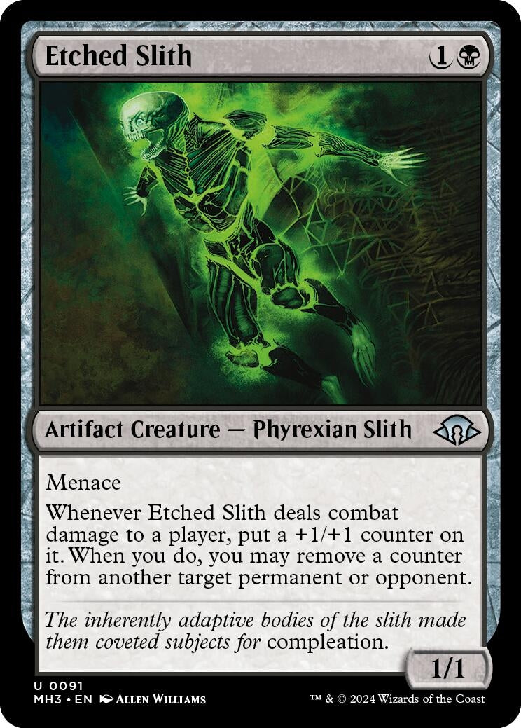 Image for Etched Slith (91) [Modern Horizons 3] - Magic: The Gathering
