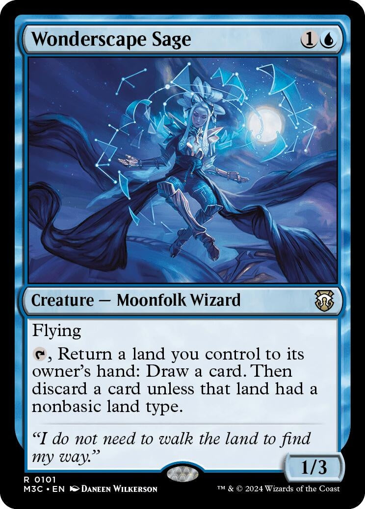 Image for Wonderscape Sage (101) [Modern Horizons 3] - Magic: The Gathering