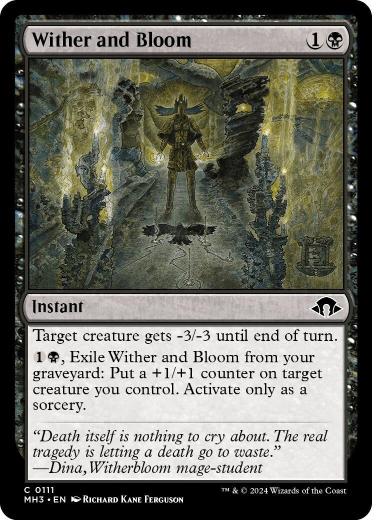 Image for Wither and Bloom (111) [Modern Horizons 3] - Magic: The Gathering