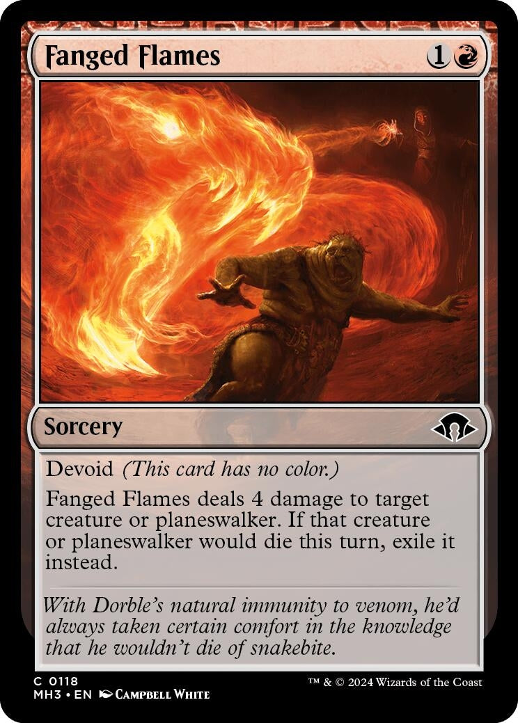 Image for Fanged Flames (118) [Modern Horizons 3] - Magic: The Gathering