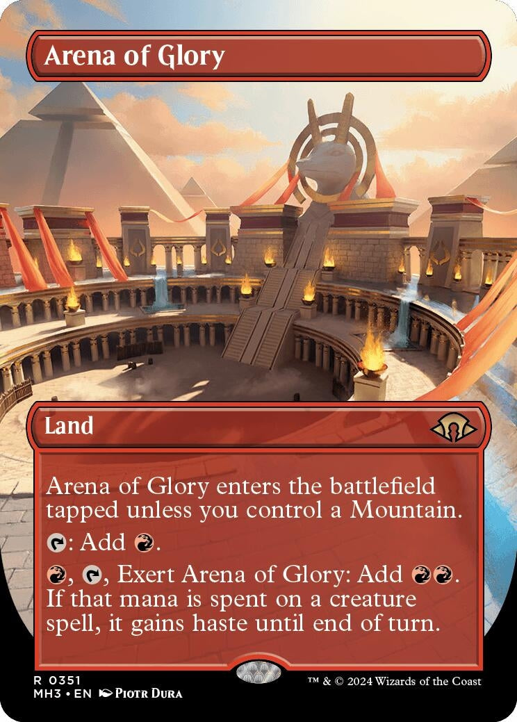 Image for Arena of Glory (Borderless) (351) [Modern Horizons 3] - Magic: The Gathering