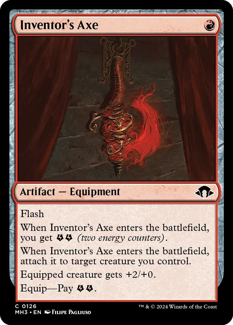 Image for Inventor's Axe (126) [Modern Horizons 3] - Magic: The Gathering