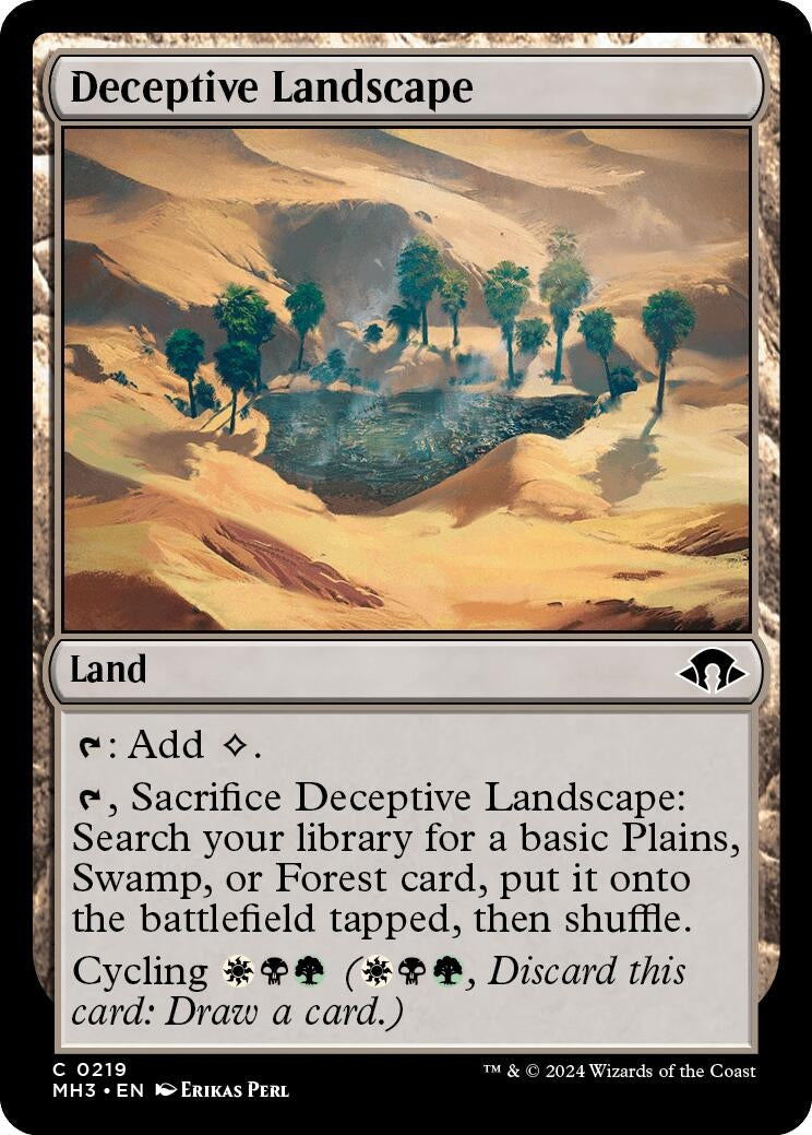 Image for Deceptive Landscape (219) [Modern Horizons 3] - Magic: The Gathering