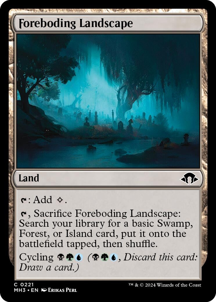 Image for Foreboding Landscape (221) [Modern Horizons 3] - Magic: The Gathering