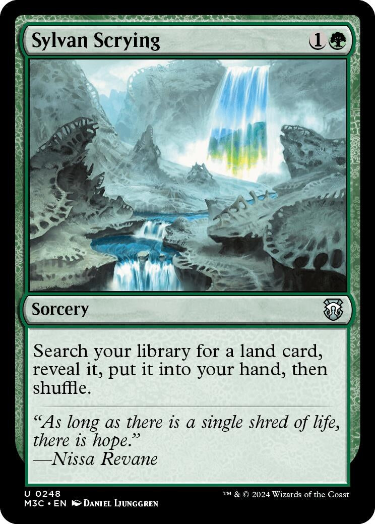 Image for Sylvan Scrying (248) [Modern Horizons 3] - Magic: The Gathering