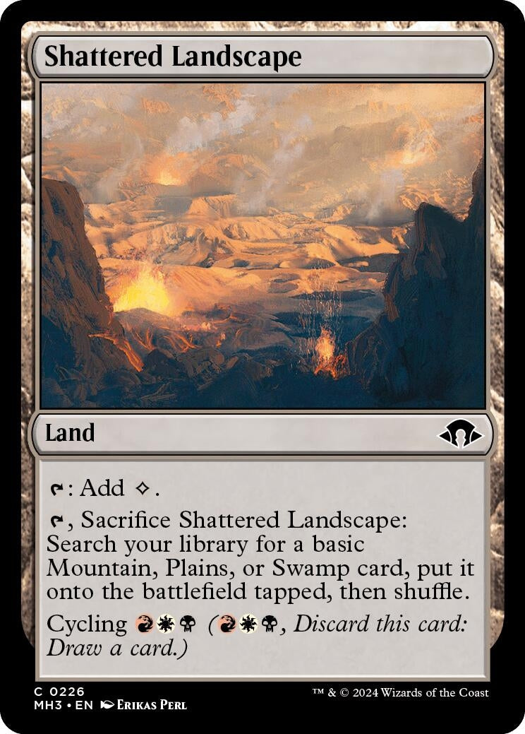 Image for Shattered Landscape (226) [Modern Horizons 3] - Magic: The Gathering