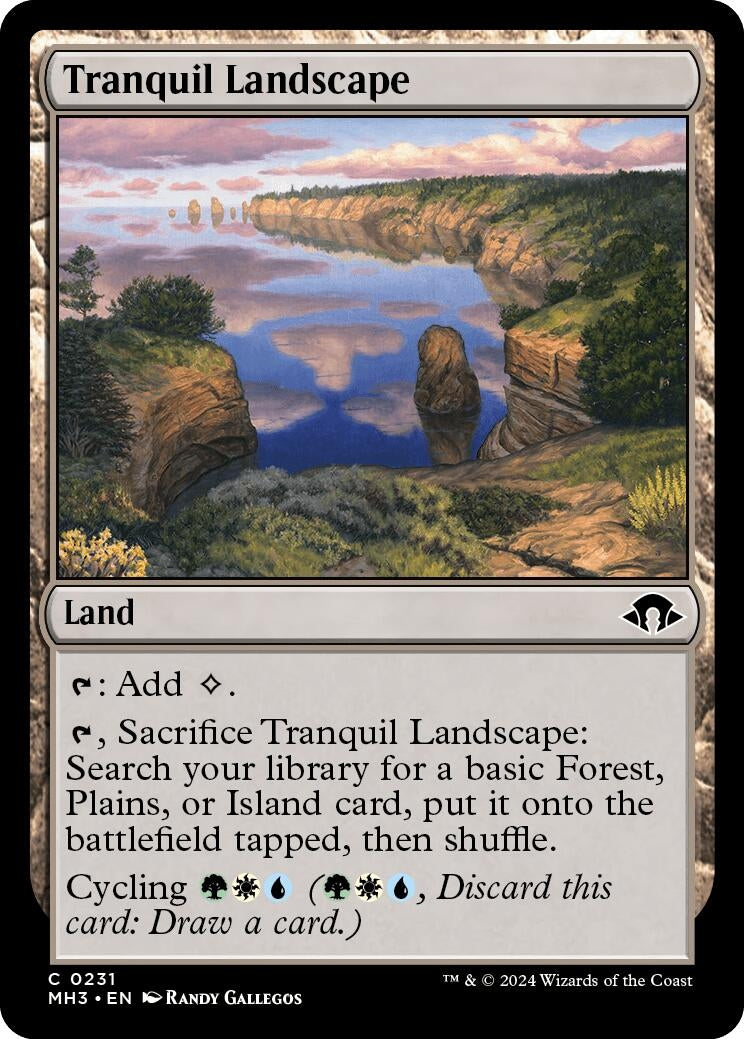 Image for Tranquil Landscape (231) [Modern Horizons 3] - Magic: The Gathering