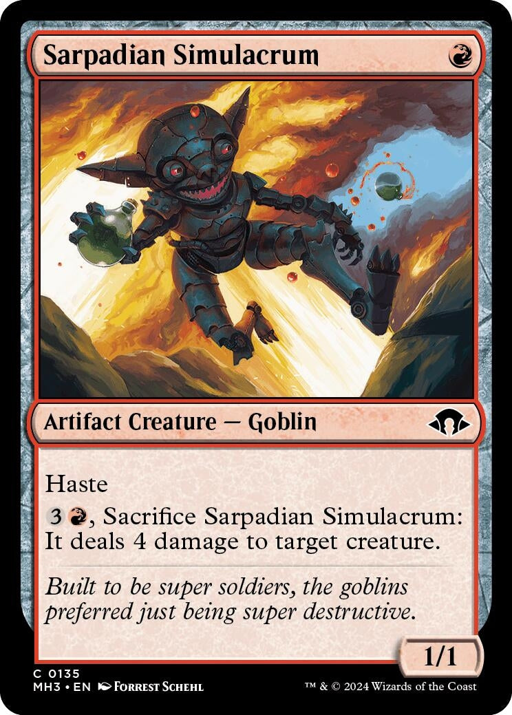 Image for Sarpadian Simulacrum (135) [Modern Horizons 3] - Magic: The Gathering
