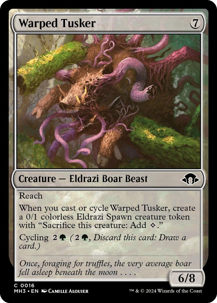 Image for Warped Tusker (16) [Modern Horizons 3] - Magic: The Gathering