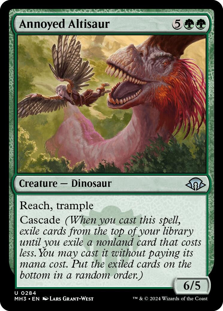 Image for Annoyed Altisaur (284) [Modern Horizons 3] - Magic: The Gathering