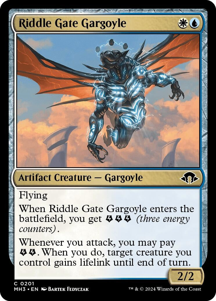 Image for Riddle Gate Gargoyle (201) [Modern Horizons 3] - Magic: The Gathering