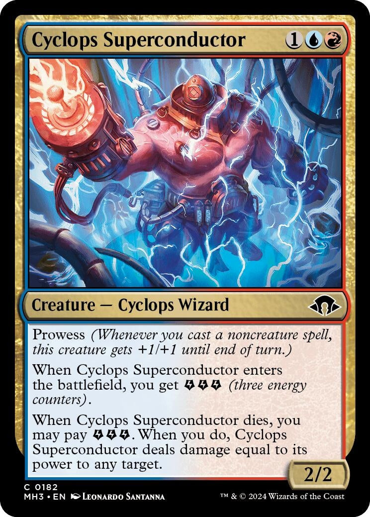 Image for Cyclops Superconductor (182) [Modern Horizons 3] - Magic: The Gathering
