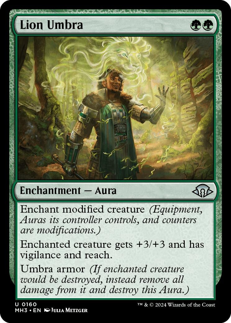 Image for Lion Umbra (160) [Modern Horizons 3] - Magic: The Gathering