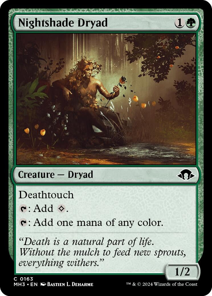 Image for Nightshade Dryad (163) [Modern Horizons 3] - Magic: The Gathering