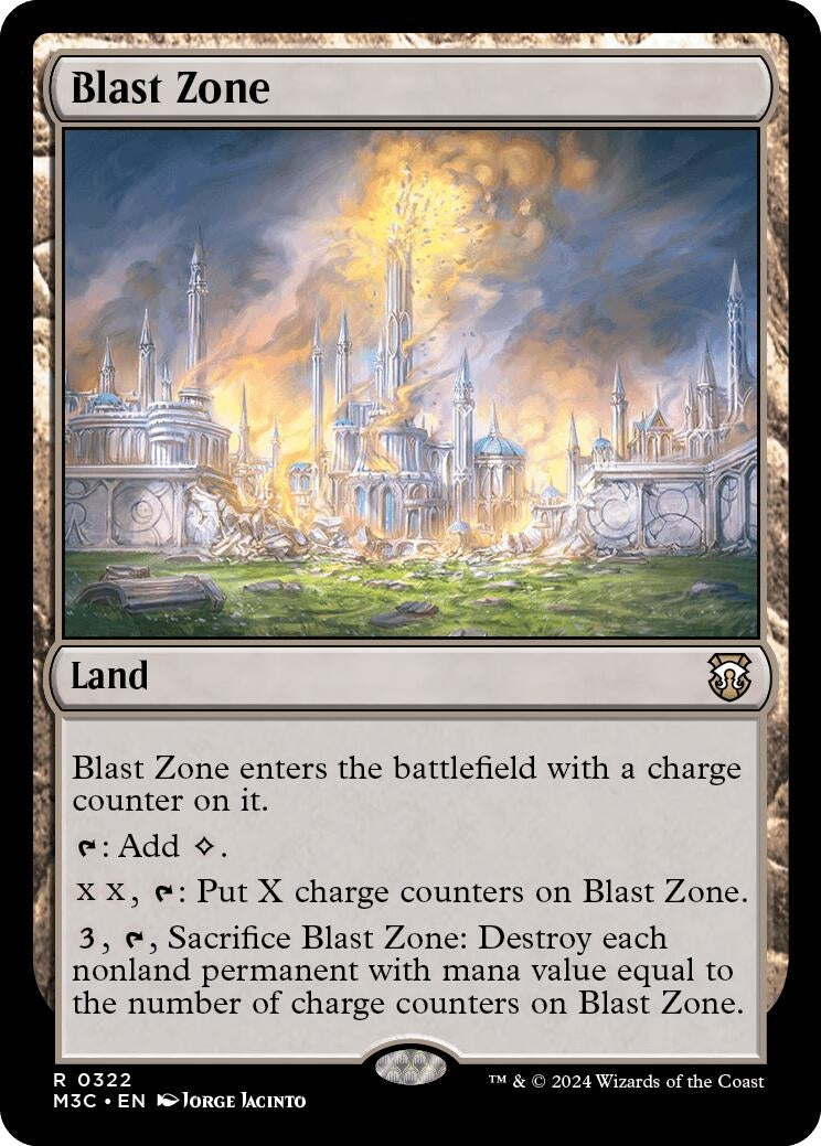 Image for Blast Zone (Ripple Foil) (322) [Modern Horizons 3] - Magic: The Gathering