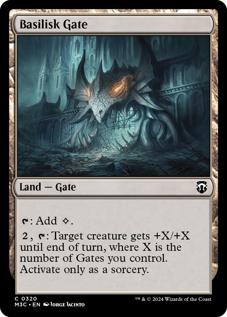 Image for Basilisk Gate (Ripple Foil) (320) [Modern Horizons 3] - Magic: The Gathering