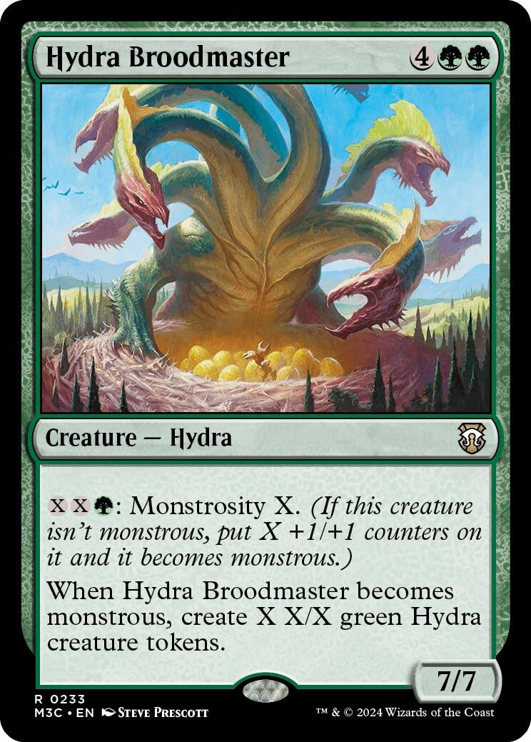 Image for Hydra Broodmaster (Ripple Foil) (233) [Modern Horizons 3] - Magic: The Gathering