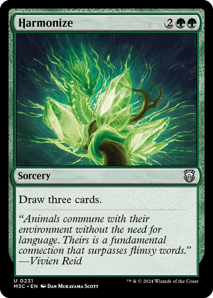 Image for Harmonize (Ripple Foil) (231) [Modern Horizons 3] - Magic: The Gathering