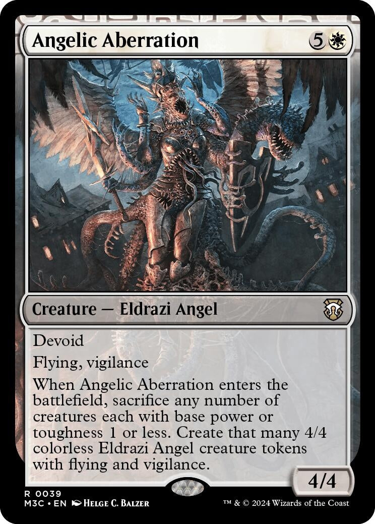 Image for Angelic Aberration (Ripple Foil) (39) [Modern Horizons 3] - Magic: The Gathering