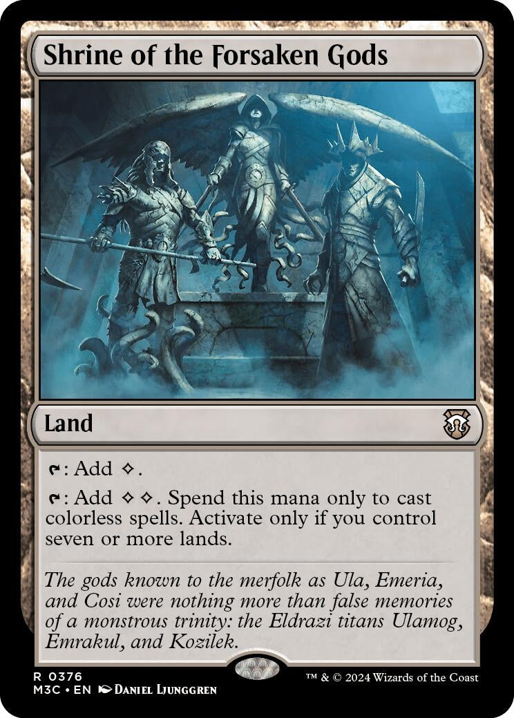 Image for Shrine of the Forsaken Gods (Ripple Foil) (376) [Modern Horizons 3] - Magic: The Gathering
