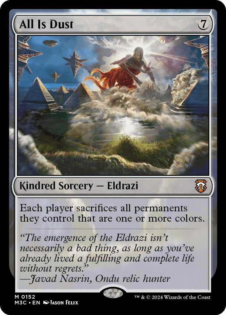 Image for All Is Dust (Ripple Foil) (152) [Modern Horizons 3] - Magic: The Gathering