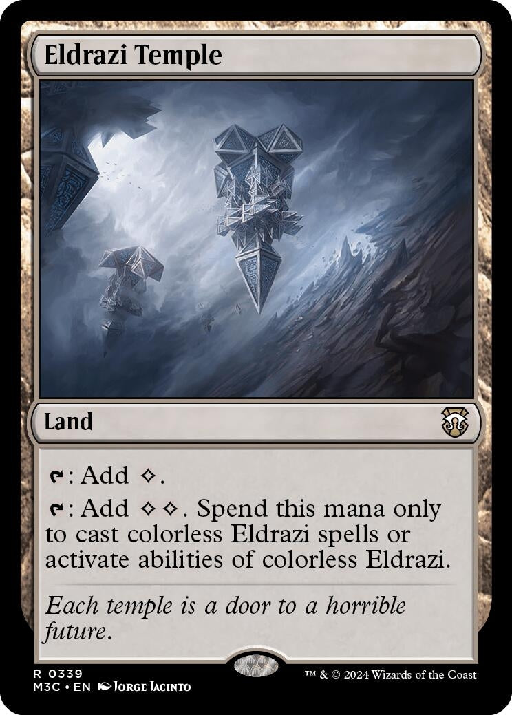 Image for Eldrazi Temple (Ripple Foil) (339) [Modern Horizons 3] - Magic: The Gathering