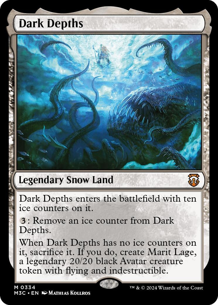 Image for Dark Depths (Ripple Foil) (334) [Modern Horizons 3] - Magic: The Gathering