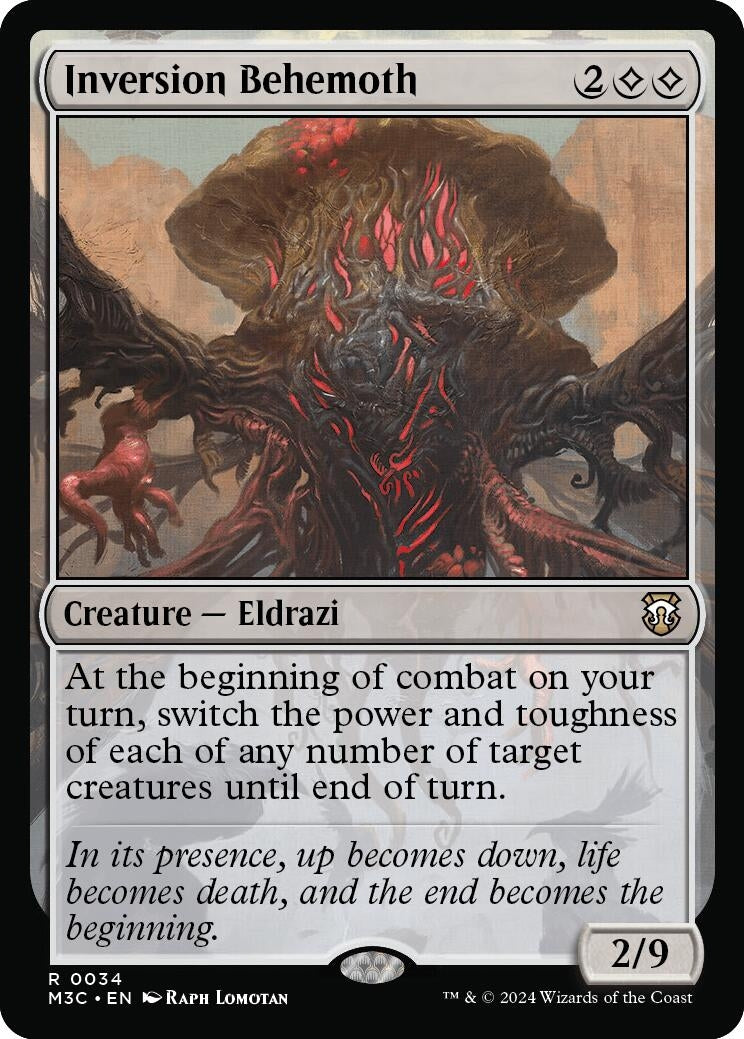 Image for Inversion Behemoth (34) [Modern Horizons 3] - Magic: The Gathering